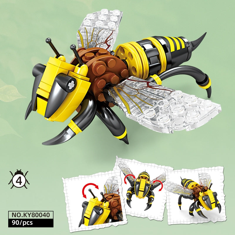 INSECT SERIES BEE KY80040-4 Block Puzzle Model Toys 90pcs - Kidz Brickify