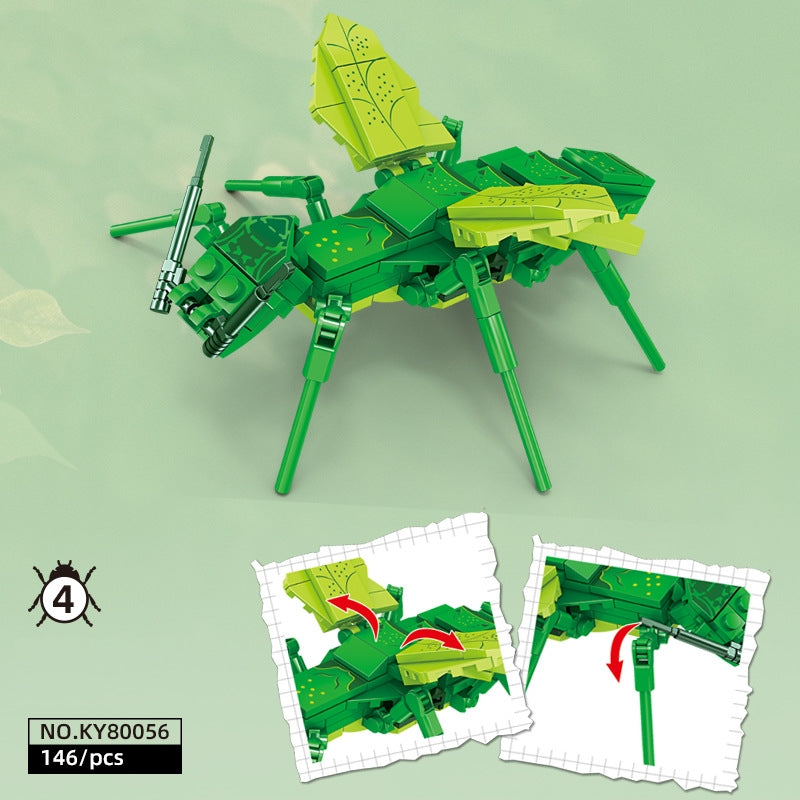 INSECT SERIES Stick Insect KY80056-4 Block Puzzle Model Toys 146pcs - Kidz Brickify