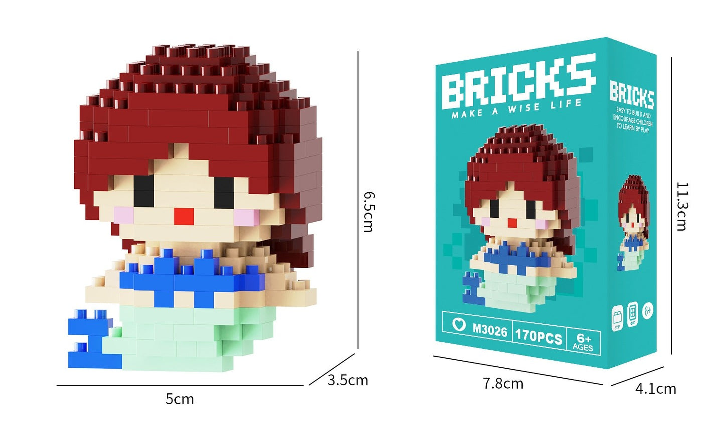 Bricks M3000 Cartoon Series Building Blocks Puzzle 3D Gift - Kidz Brickify