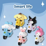 Bricks Micro Cartoon Sanrio Hello Kitty Series Education Building Block Toys 3D Puzzle