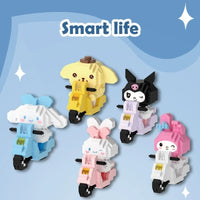 Bricks Micro Cartoon Sanrio Hello Kitty Series Education Building Block Toys 3D Puzzle