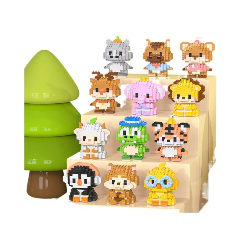 Micro Bricks Animal W1502 Series Building Block Puzzple Children Toy 3D Gift - Kidz Brickify