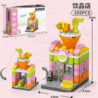 8755 Series Street View Building Blocks Children's Puzzle - Kidz Brickify