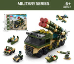 6 IN 1 Military Series Tractor Missile Vehicle 8970-7 Block Puzzle Model Toys 135pcs - Kidz Brickify