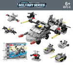 6 IN 1 Osprey Military Special Force 8971-8 Block Puzzle Model Toys ( 117pcs ) - Kidz Brickify