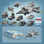 10 IN 1 Eagle Squad Team 9115 Block Puzzle Model Toys ( 310pcs ) - Kidz Brickify