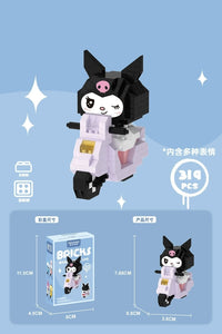 Bricks Micro Cartoon Sanrio Hello Kitty Series Education Building Block Toys 3D Puzzle