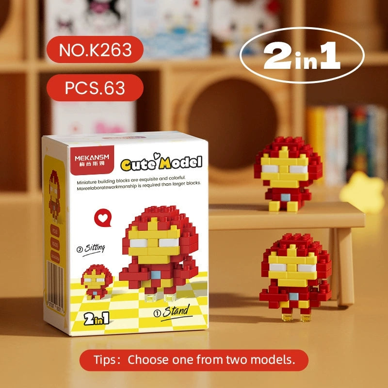 Micro Bricks Cartoon Series Education Building Block - Kidz Brickify