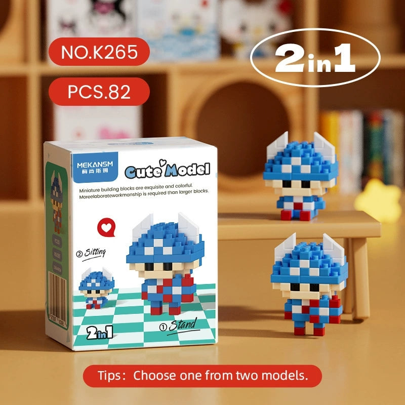 Micro Bricks Cartoon Series Education Building Block - Kidz Brickify