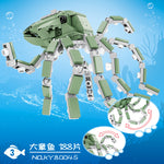OCEAN SERIES Big Octopus KY80045-3 Block Puzzle Model Toys 188pcs - Kidz Brickify