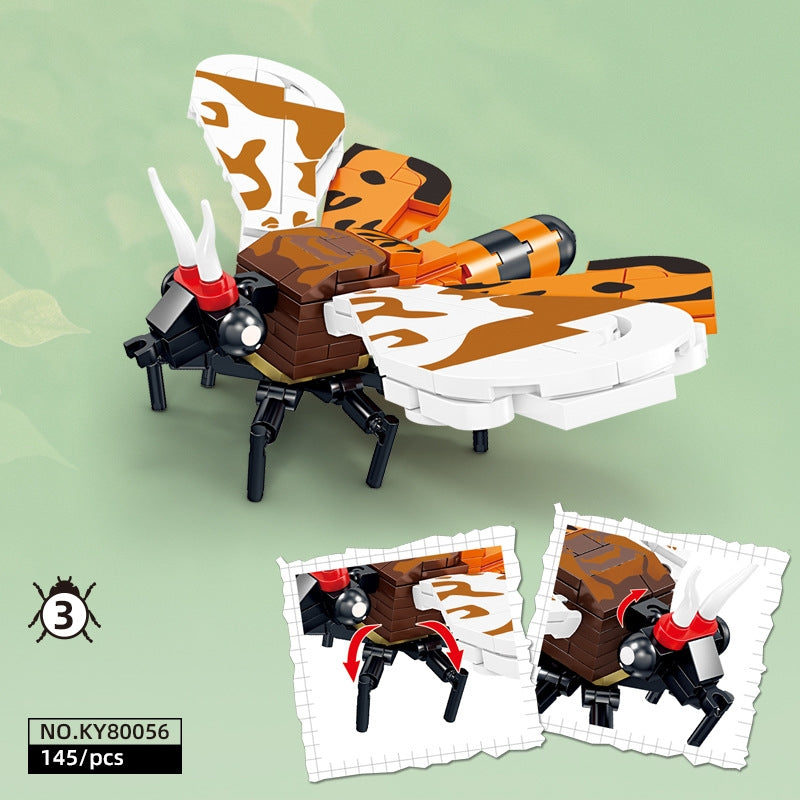 INSECT SERIES Tiger Moth KY80056-3 Block Puzzle Model Toys 145pcs - Kidz Brickify