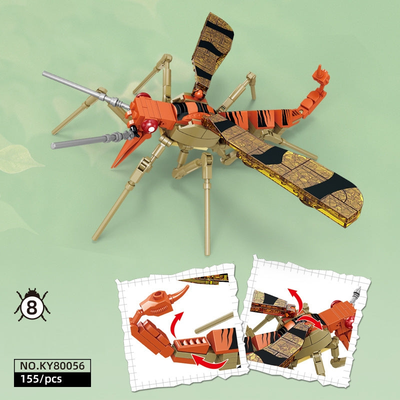 INSECT SERIES Scorpion Fly KY80056-8 Block Puzzle Model Toys 155pcs - Kidz Brickify