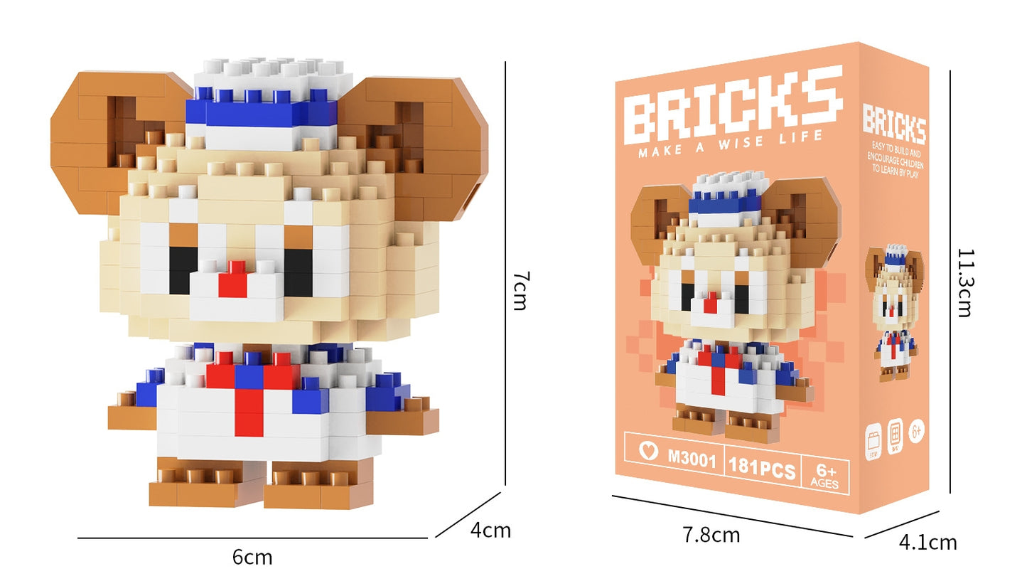 Bricks M3000 Cartoon Series Building Blocks Puzzle 3D Gift - Kidz Brickify