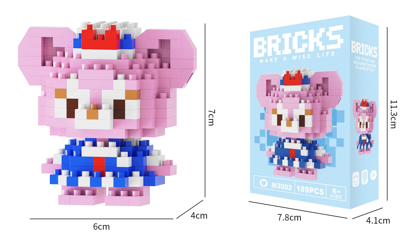 Bricks M3000 Cartoon Series Building Blocks Puzzle 3D Gift - Kidz Brickify
