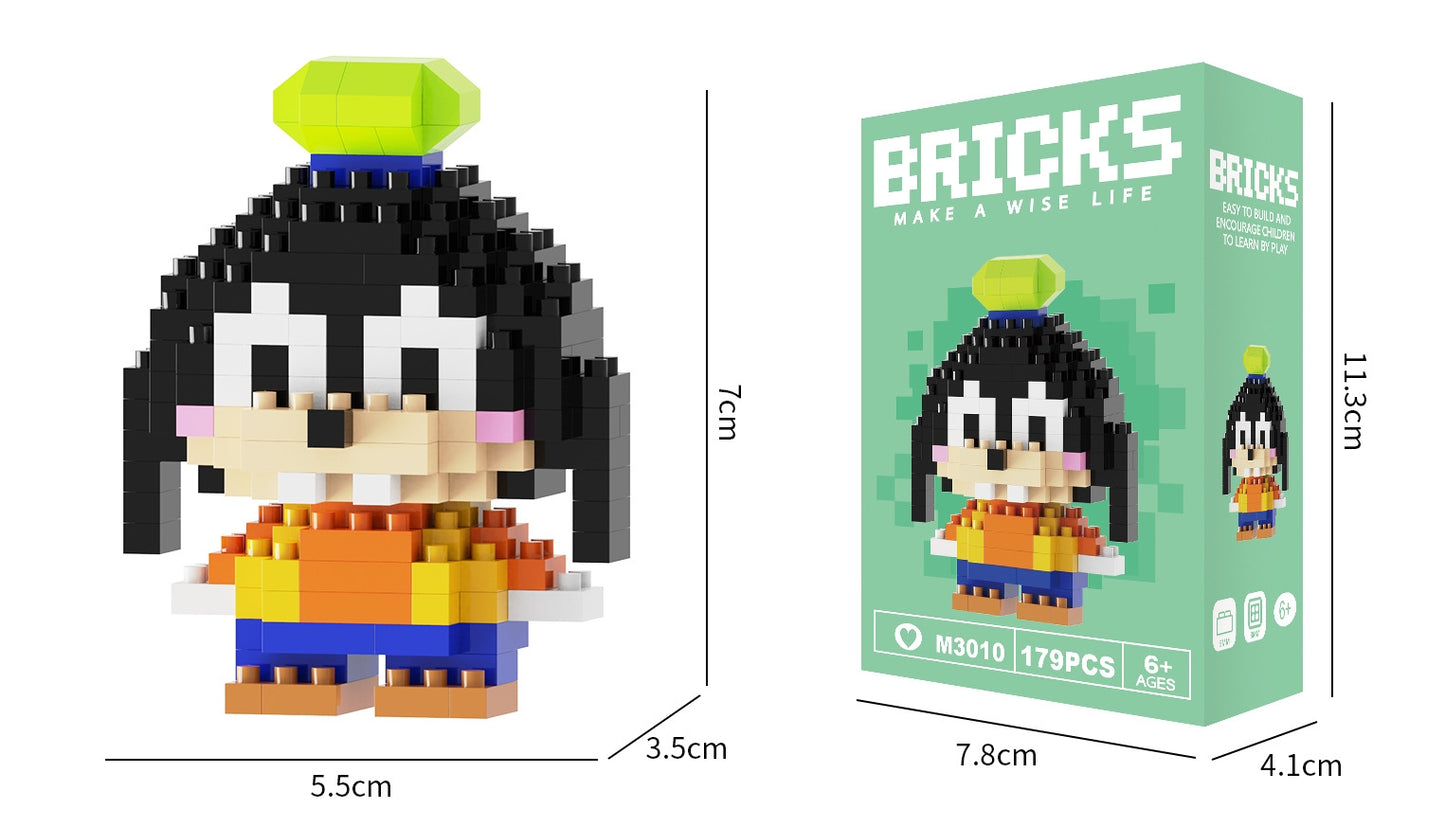 Bricks M3000 Cartoon Series Building Blocks Puzzle 3D Gift - Kidz Brickify