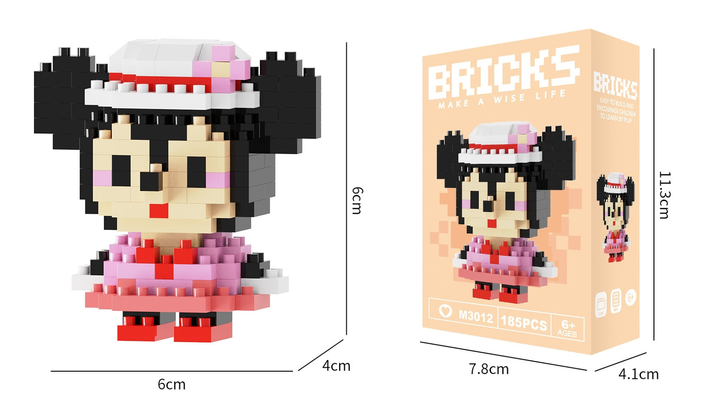 Bricks M3000 Cartoon Series Building Blocks Puzzle 3D Gift - Kidz Brickify
