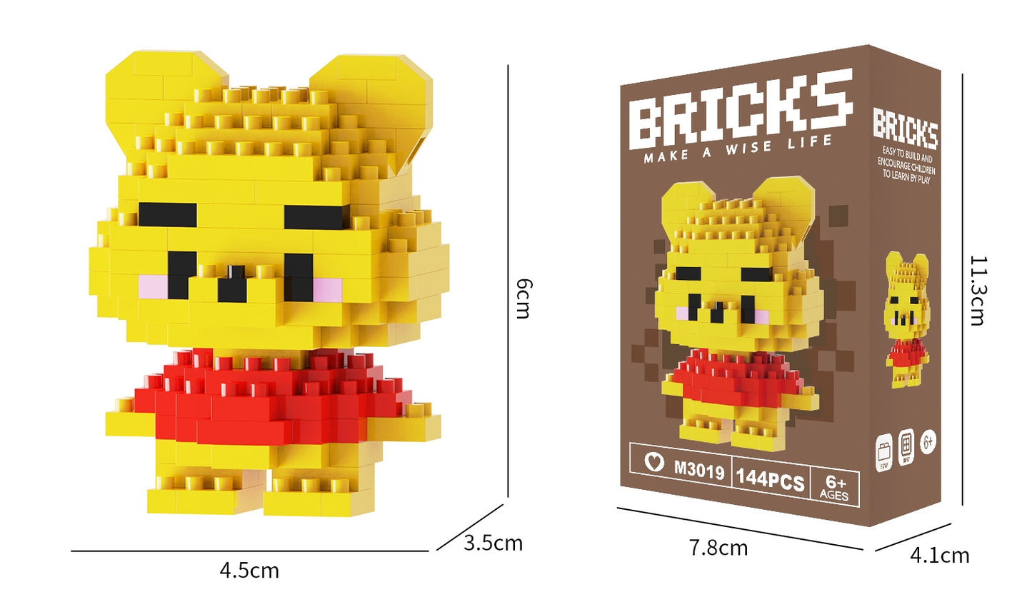 Bricks M3000 Cartoon Series Building Blocks Puzzle 3D Gift - Kidz Brickify