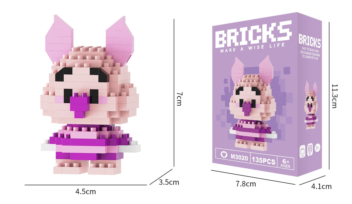 Bricks M3000 Cartoon Series Building Blocks Puzzle 3D Gift - Kidz Brickify