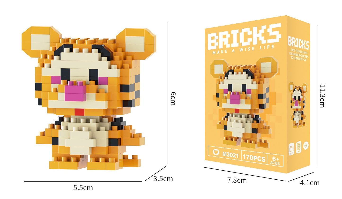 Bricks M3000 Cartoon Series Building Blocks Puzzle 3D Gift - Kidz Brickify