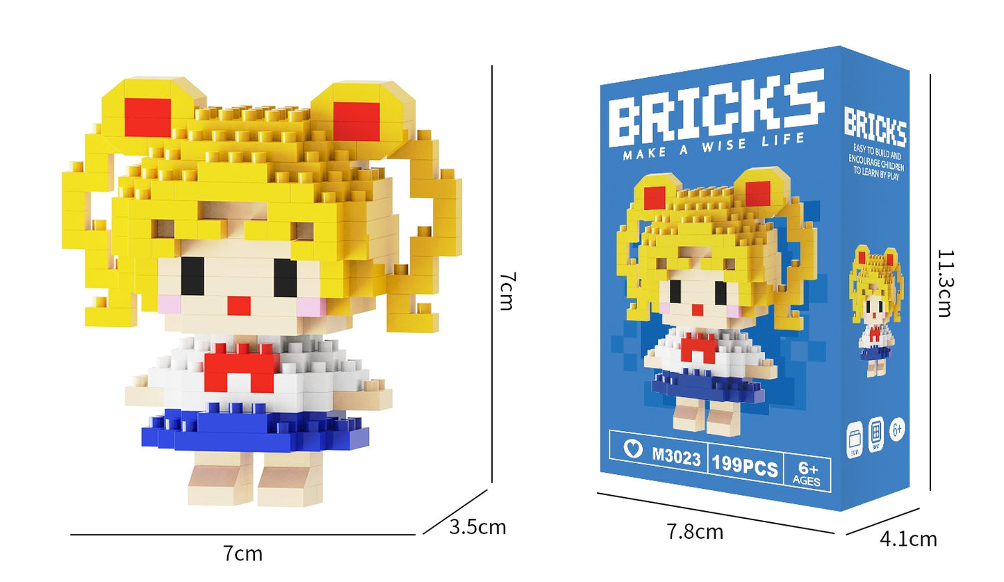 Bricks M3000 Cartoon Series Building Blocks Puzzle 3D Gift - Kidz Brickify