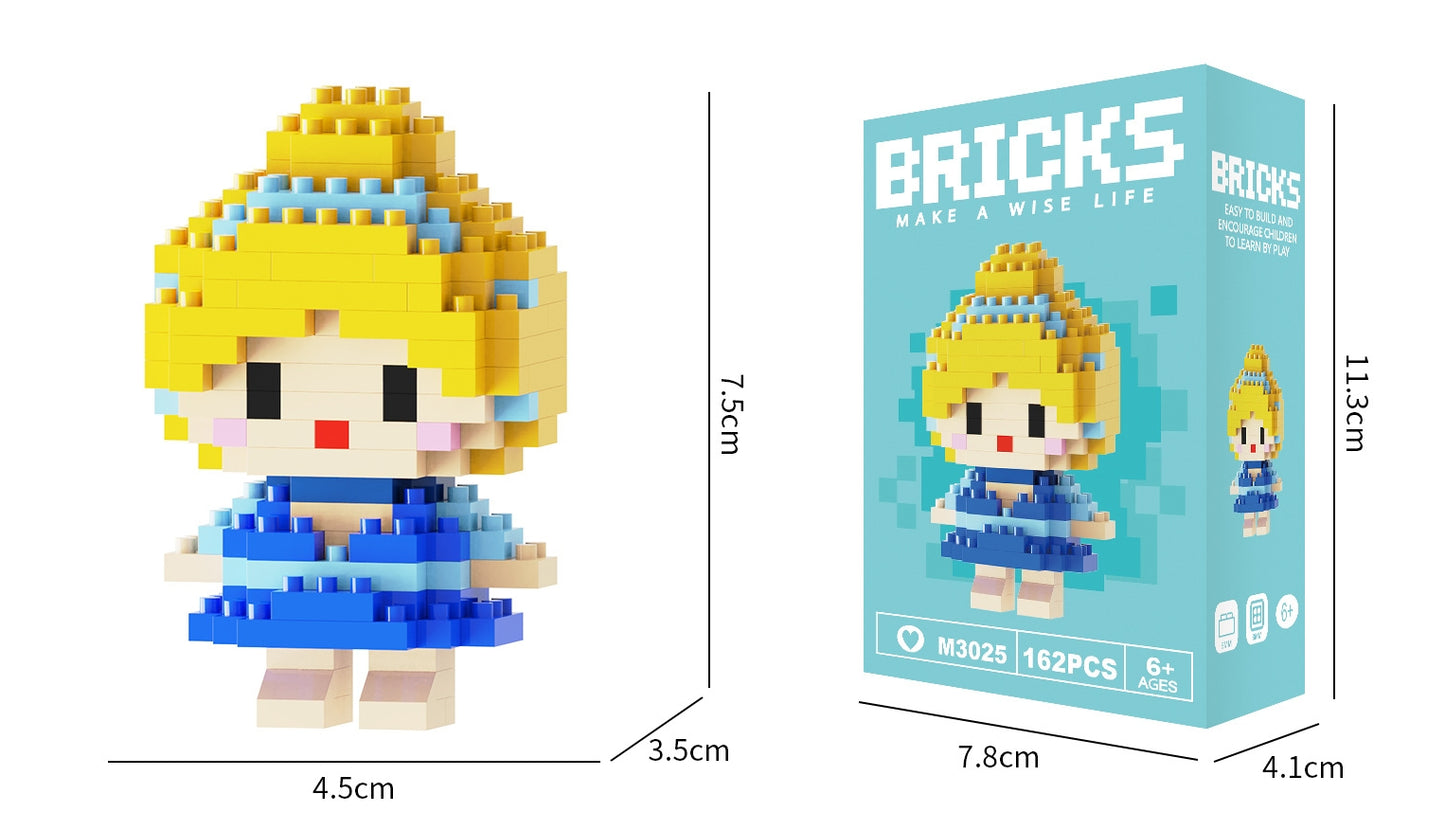 Bricks M3000 Cartoon Series Building Blocks Puzzle 3D Gift - Kidz Brickify