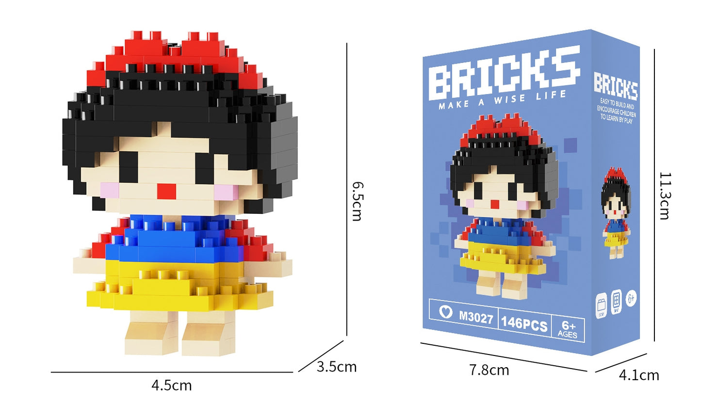 Bricks M3000 Cartoon Series Building Blocks Puzzle 3D Gift - Kidz Brickify