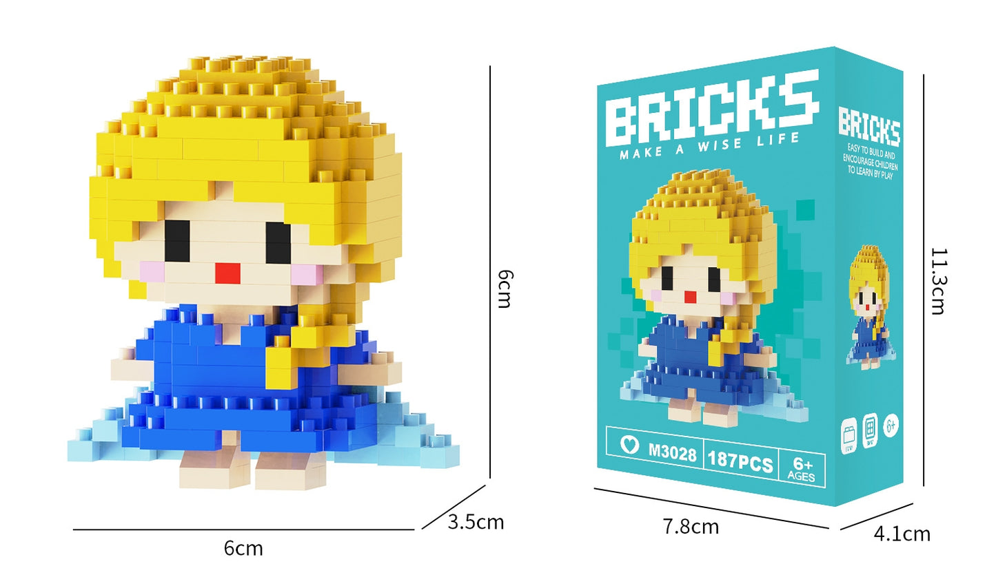 Bricks M3000 Cartoon Series Building Blocks Puzzle 3D Gift - Kidz Brickify