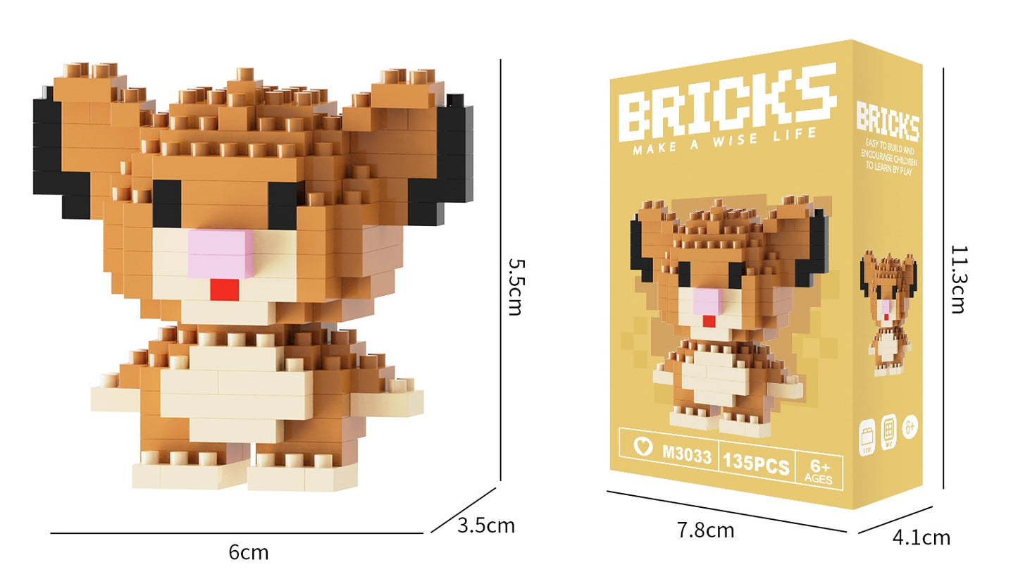 Bricks M3000 Cartoon Series Building Blocks Puzzle 3D Gift - Kidz Brickify