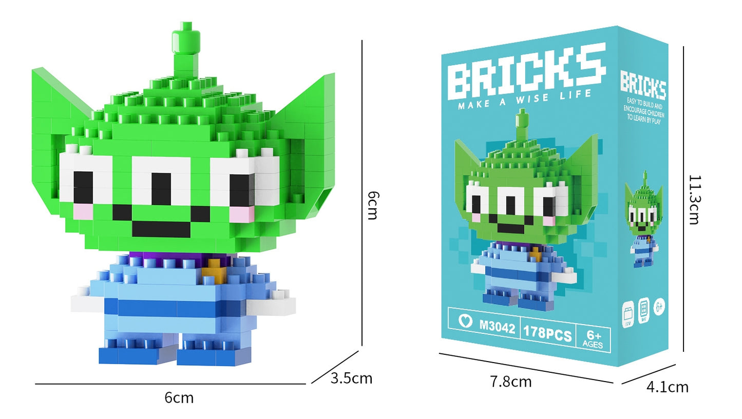 Bricks M3000 Cartoon Series Building Blocks Puzzle 3D Gift - Kidz Brickify