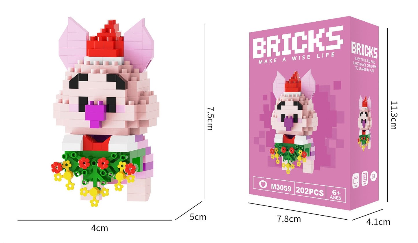 Bricks M3000 Cartoon Series Building Blocks Puzzle 3D Gift - Kidz Brickify