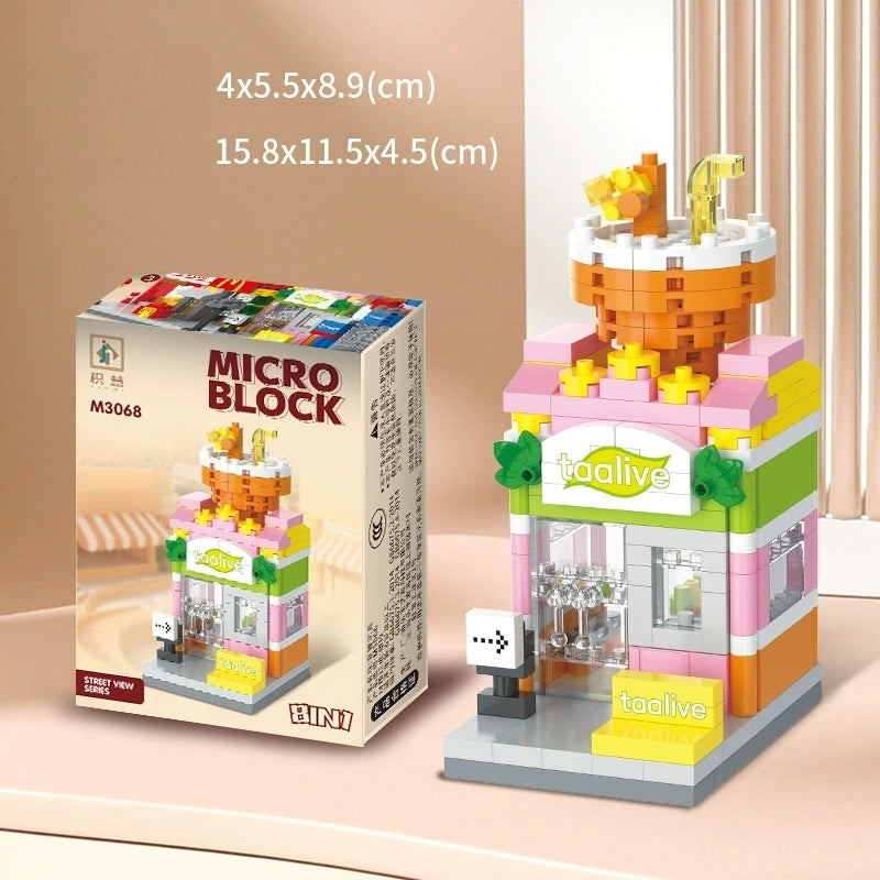 Micro Block M3070 Street View Series Building Blocks Children's Puzzle Assembling Toys - Kidz Brickify