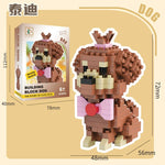 Micro Bricks Dog Pet Series Building Block Puzzple Children Toy 3D - Kidz Brickify