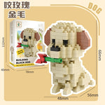 Micro Bricks Dog Pet Series Building Block Puzzple Children Toy 3D - Kidz Brickify
