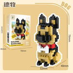 Micro Bricks Dog Pet Series Building Block Puzzple Children Toy 3D - Kidz Brickify
