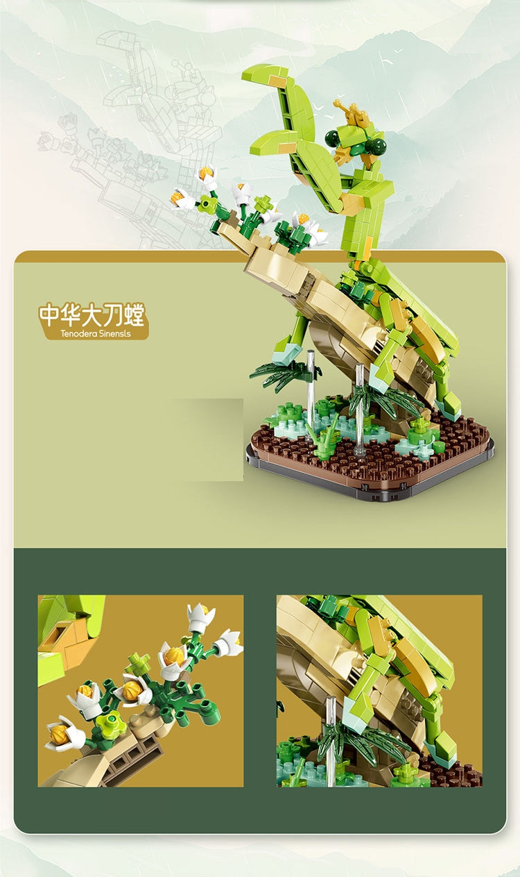 INSECT SERIES Mantis MY97127 Block Puzzle Model Toys ( 423pcs ) - Kidz Brickify