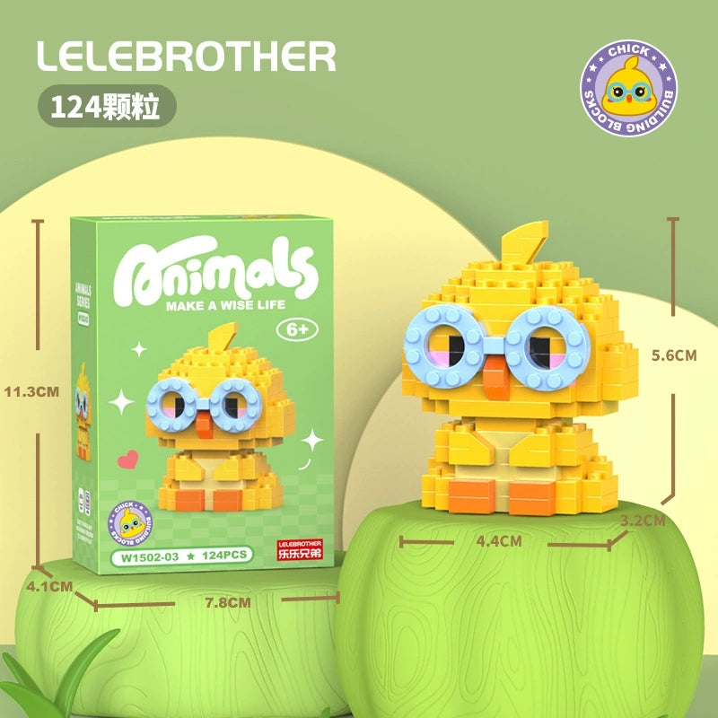 Micro Bricks Animal W1502 Series Building Block Puzzple Children Toy 3D Gift - Kidz Brickify