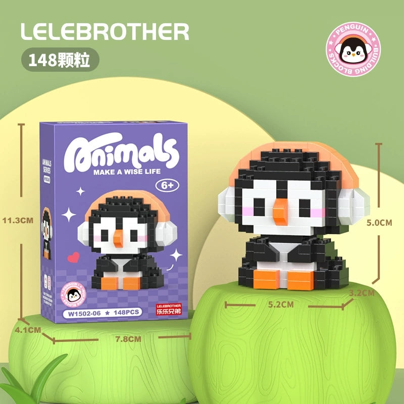 Micro Bricks Animal W1502 Series Building Block Puzzple Children Toy 3D Gift - Kidz Brickify